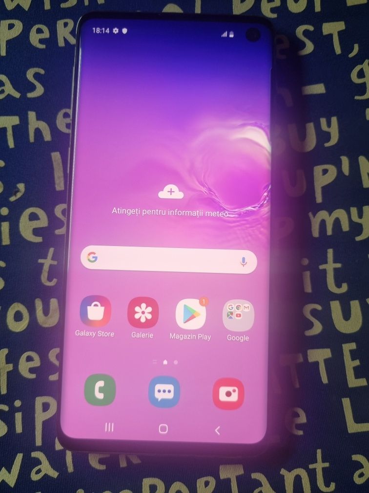 Samsung s10 dual sim 128 giga 8 ram