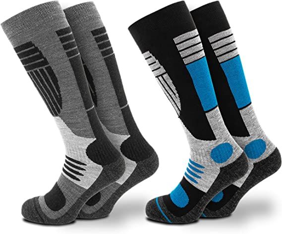 Titan Ski Socks,Set 2 perechi Sosete Schi,Ciorapi Ski,Marimi 43-46