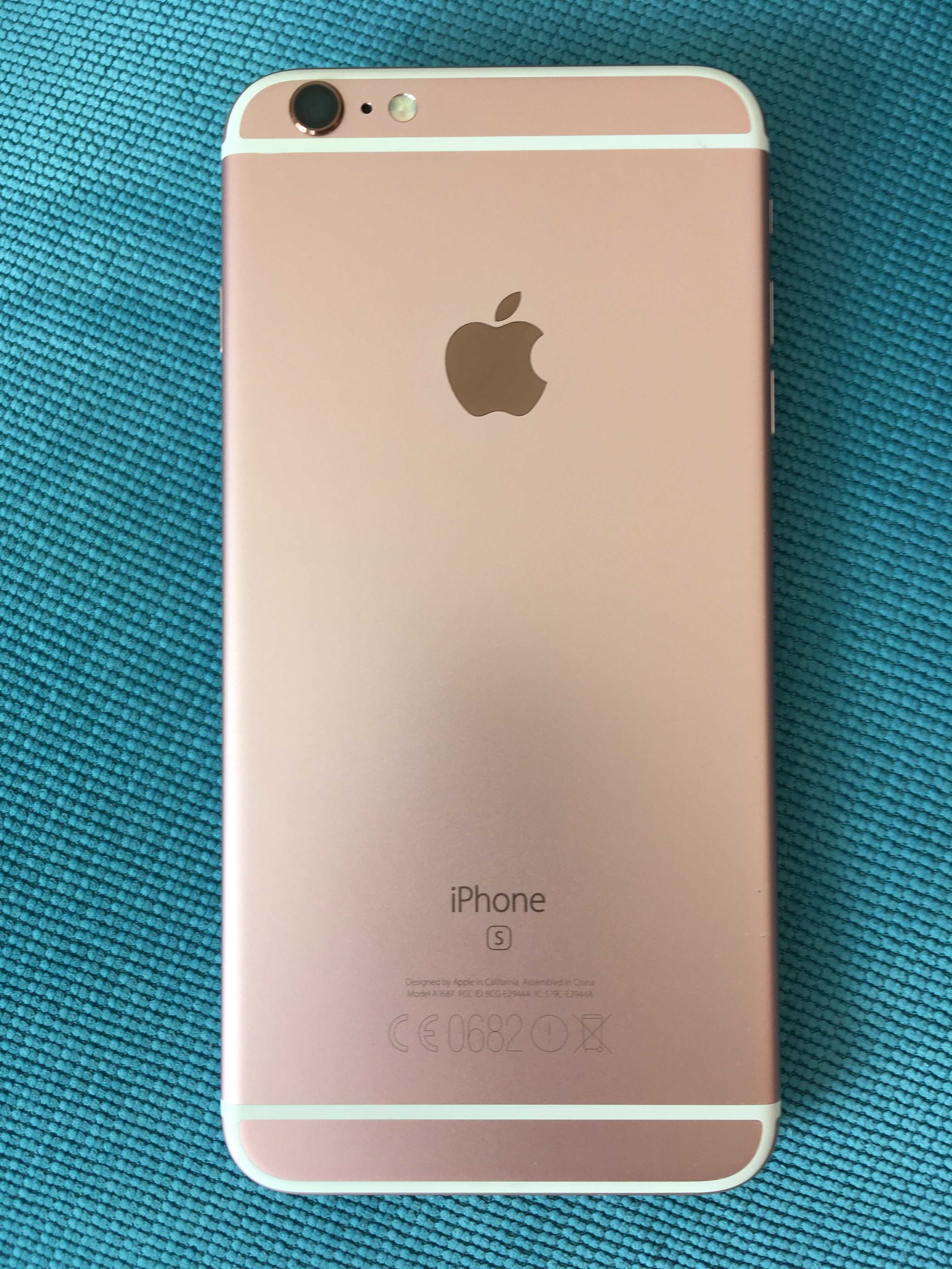 Като нов iPhone 6s+ Plus ROSE GOLD с чисто нова батерия 97% капацитет