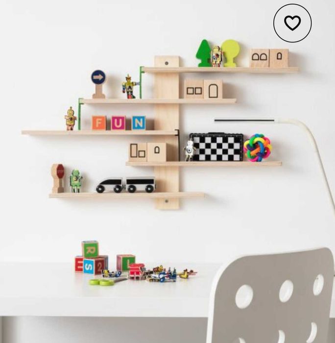 Стенен рафт Lustig Ikea