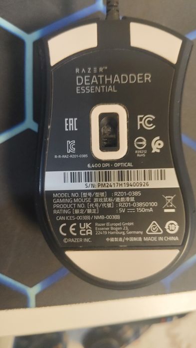 Мышка razer deathadder essential