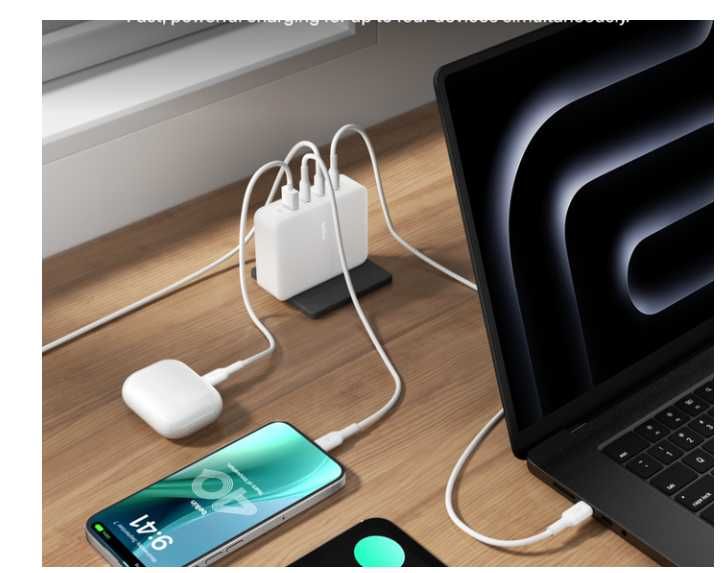 Зарядное устройство Belkin BoostCharge Pro 140W 4-Port GaN