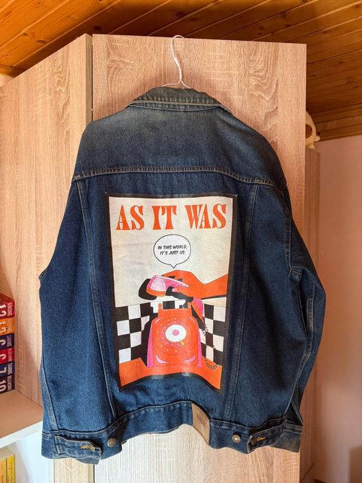 Geaca blugi mai larga model pentru fete