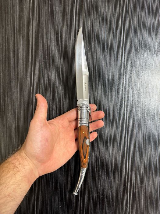 Briceag Spaniol Cricket Serrana Lemn Lama 15.4 CM Albainox 35 CM