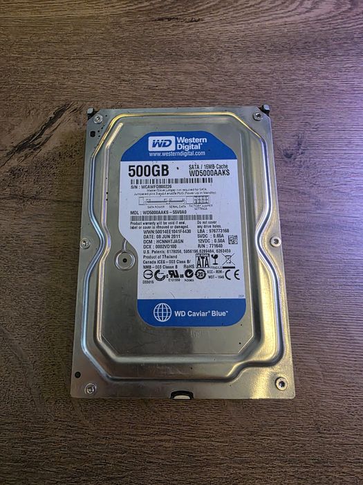 HDD caviar blue WD 500gb