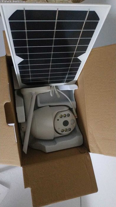 Camera Video Solara Rotativa, 1080p de exterior, Full HD, Acumulator