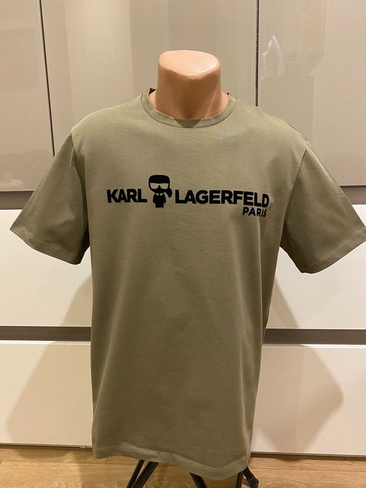 KARL LAGERFELD, ОРИГИНАЛНА тениска , зелена , размер: L и XL