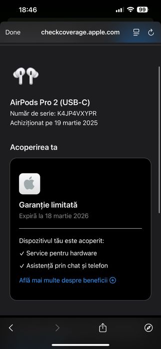 Air pods pro 2 ( USB - C ) autentice