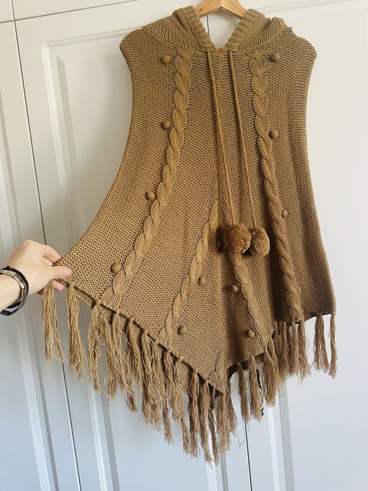 Capa / bolero / pancho / pulover , maro , masura S / M