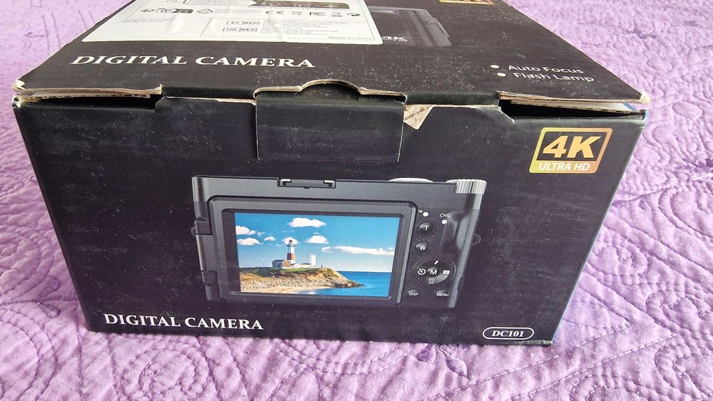 Cameră digitală 4K pentru fotografie Autofocus Zoom digital 16X