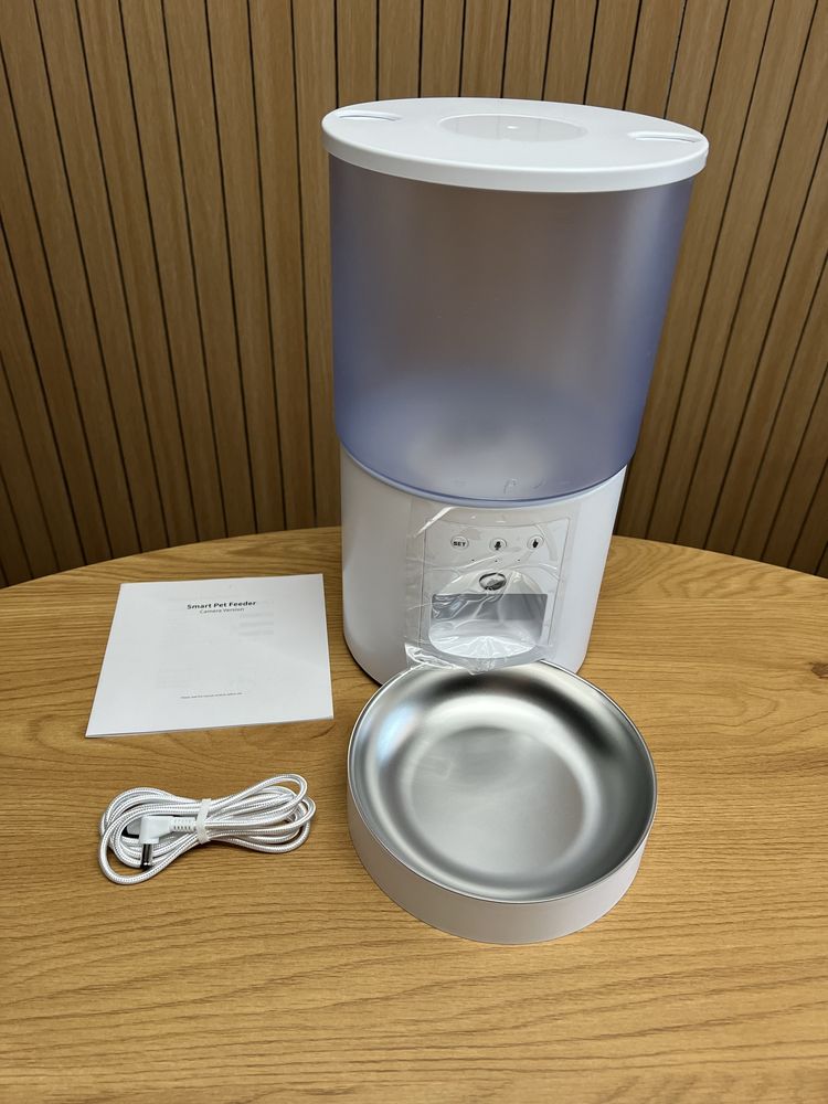 Set Hranitor Automat Cu Camera HD + fantana pt pisici si caini,NOI