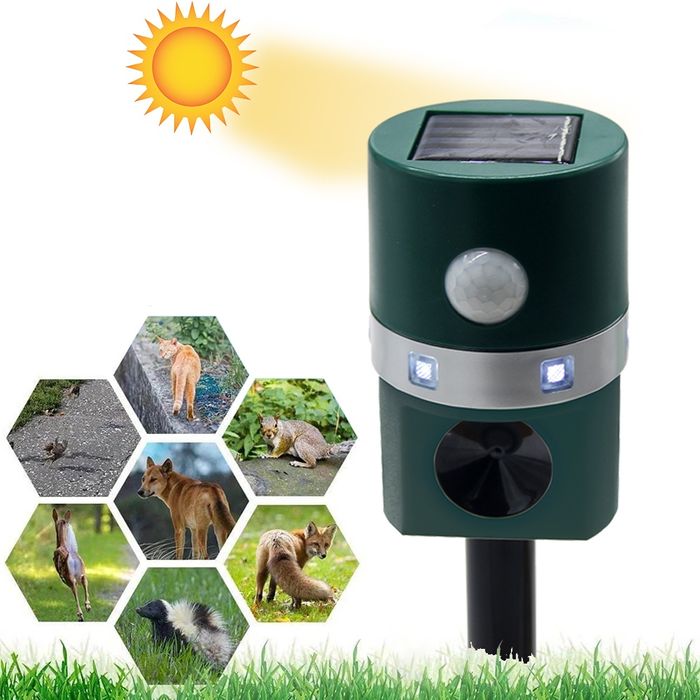 Dispozitiv Solar cu Ultrasunete Pisici / Păsări / Rozătoare / Șerpi