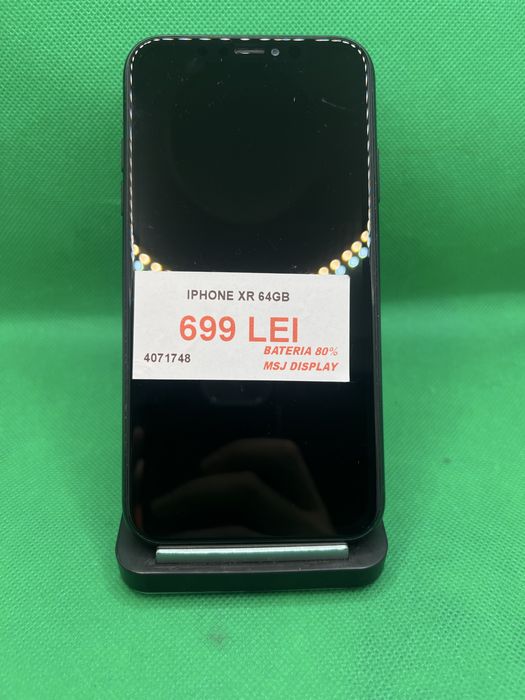 Iphone XR 64GB, bateria 80%, Amanet Lazar Crangasi, 40717