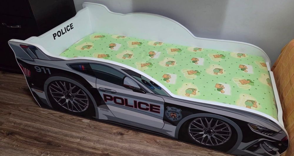 Vând pat POLICE copil 3 - 7 ani