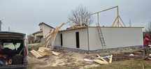 Vând casa pe structura metalica