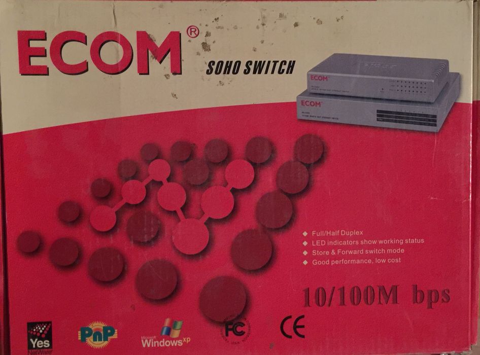 Коммутатор switch ecom 8 портов
