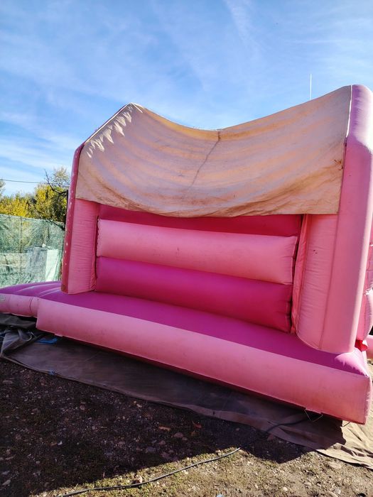 Надуваем батут в