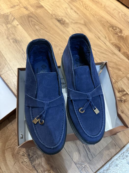 Замш ботинка қысқа, замш сапоги 36р ЛОРО ПИАНО