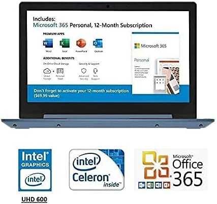 Lenovo ideapad 11.6" HD Display, HDD64Gb+SD256GB, RAM4Gb +мышка Logi