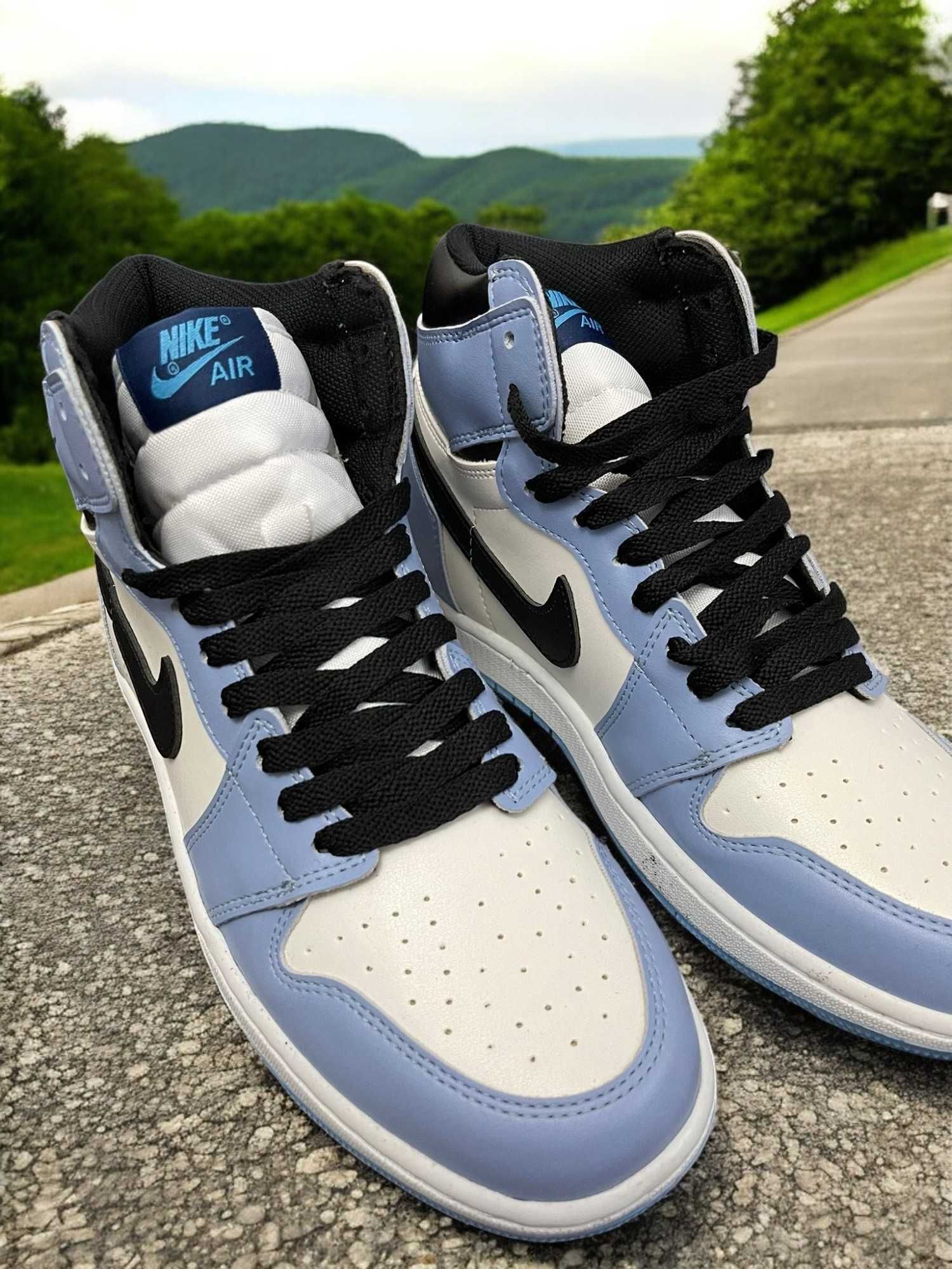 Adidasi Nike Jordan 1 University Blue - Adidasi Fete Baieti
