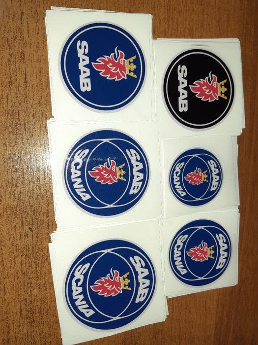 Сааб, емблеми, Saab, нови размери