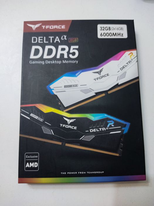 Оперативная память DDR5 32 GB (2×16) 6000MHz Team Group T-FORCE DELTA