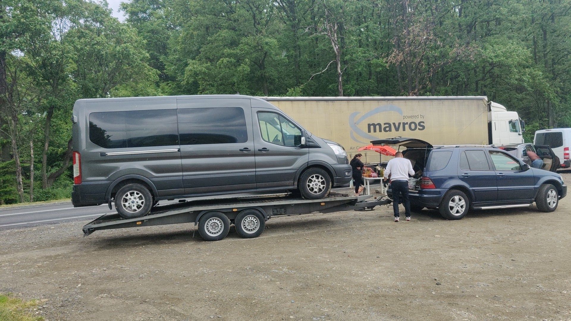 Tractari auto platforma non stop Ungaria Austria Cehia Slovenia italia