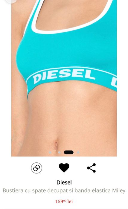 Bustiera Diesel noua cu eticheta, marimea S