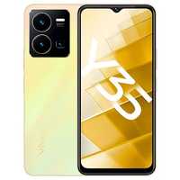Смартфон Vivo y35 цена 64 гб Dawn Gold