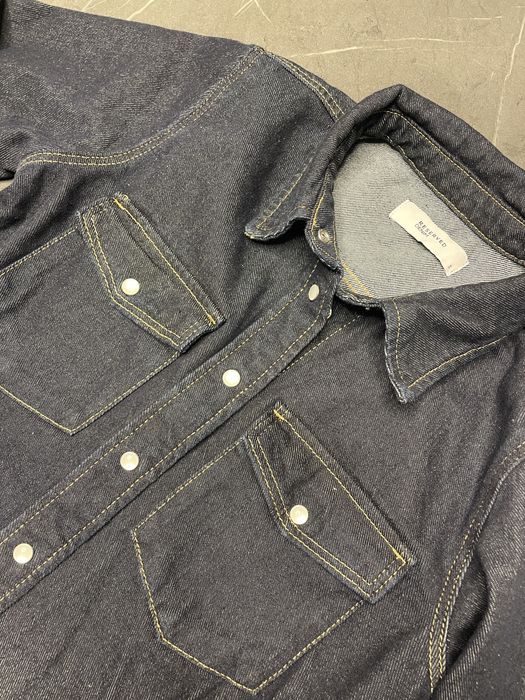 Cămașă denim/blugi Reserved 100% bumbac