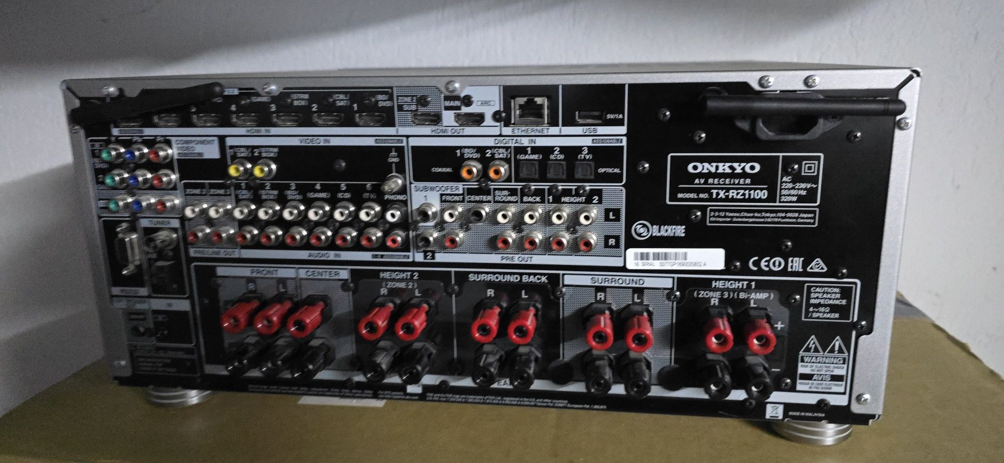 Onkyo tx rz 1100 9.2 канален ресивър 4к