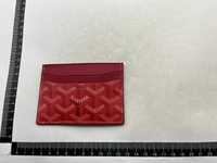 Cardholder Goyard rosu