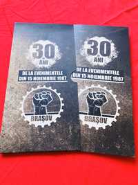 Medali 30 de ani de la revoluția 15 Noiembrie 1987 Argint certif Nr 30