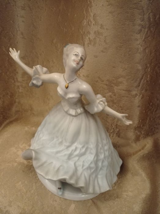 Balerină, bibelou vintage, varianta mare - 24 de cm