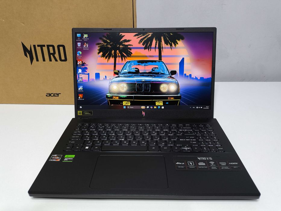 Мощный игровой ноутбук Acer Nitro V15 (Ryzen 7 7735HS/16GB/RTX 4050)