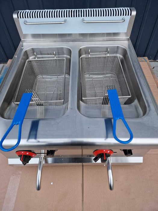 Friteuza pe gaz GPL 15+15 sau 18+18L TRANSPORT GRATUIT
