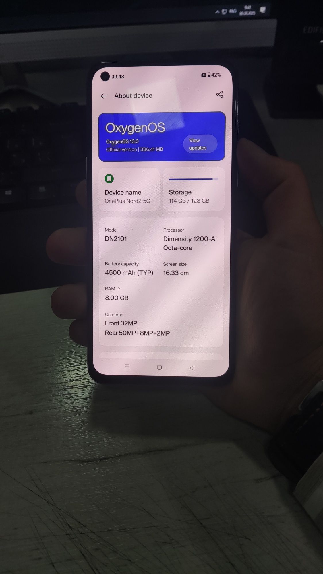 OnePlus nord 2 128 xotira