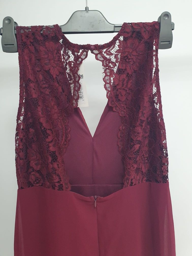 Rochie eleganta culoare bordo