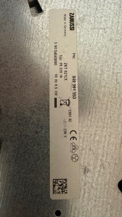 Продам варочную поверхность Zanussi (Занусси) б/у,