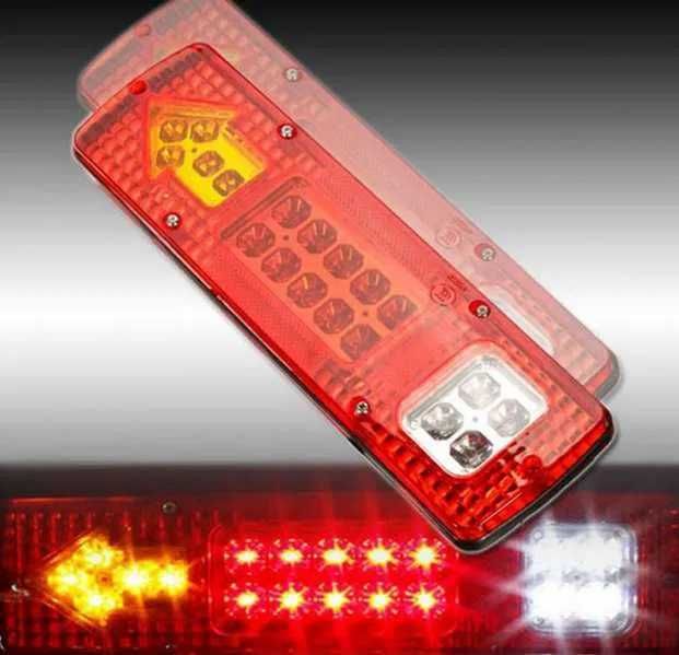Комплект 2 бр. LED ЛЕД диодни стопове за Бус/ Камион Ремарке Платформа