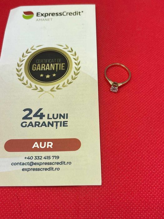 (Ag43) Inel aur 14k 1.83gr B3666 2 Ani Garantie