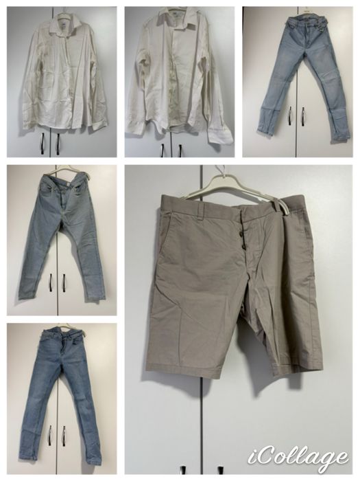 Lot haine marimea xl (blugi, camasa si pantaloni)