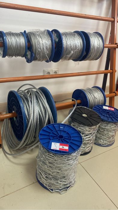 Цепи. Тросы. Карабины