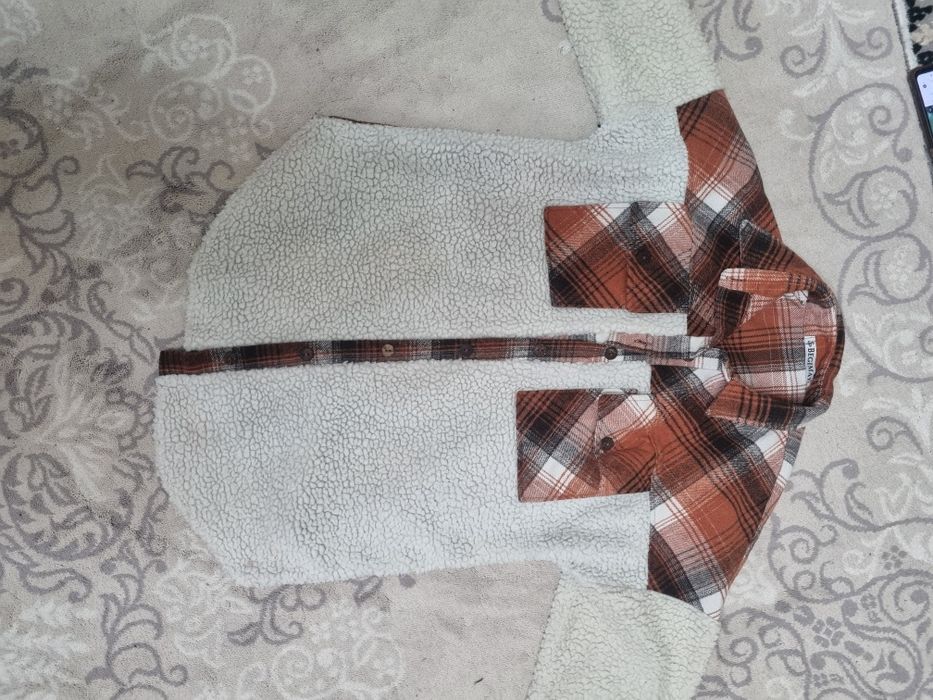 рубашка кофта теплая