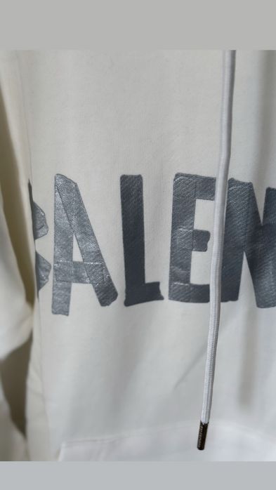 Hanorac Balenciaga Silver Off white Premium