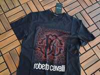 ПРОМО Roberto Cavalli-М размер-Оригинална мъжка черна тениска