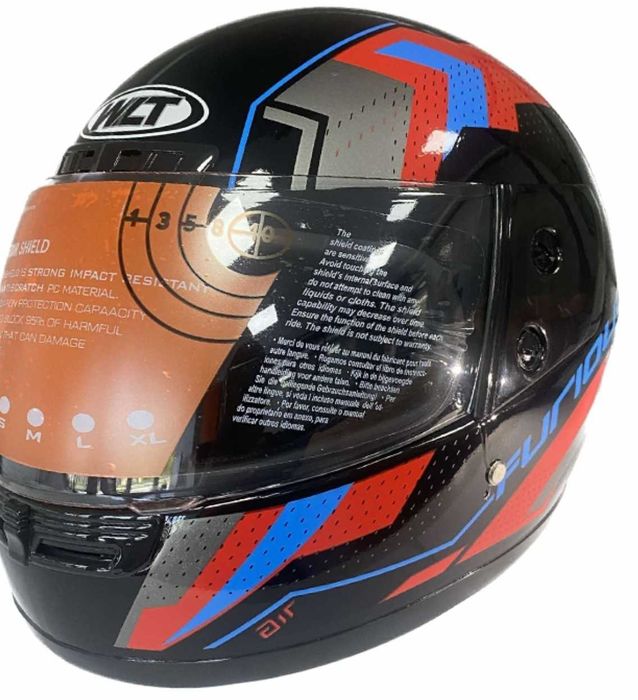 Детска мото каска - S размер 49-50см