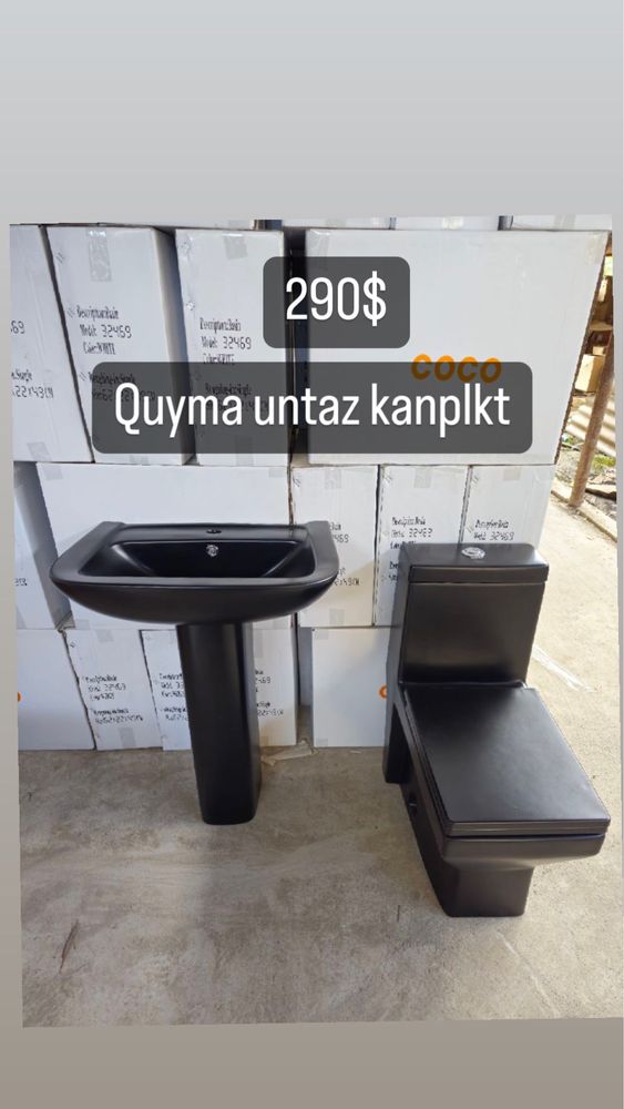 Rakvina untaz qora kanplekt 220$