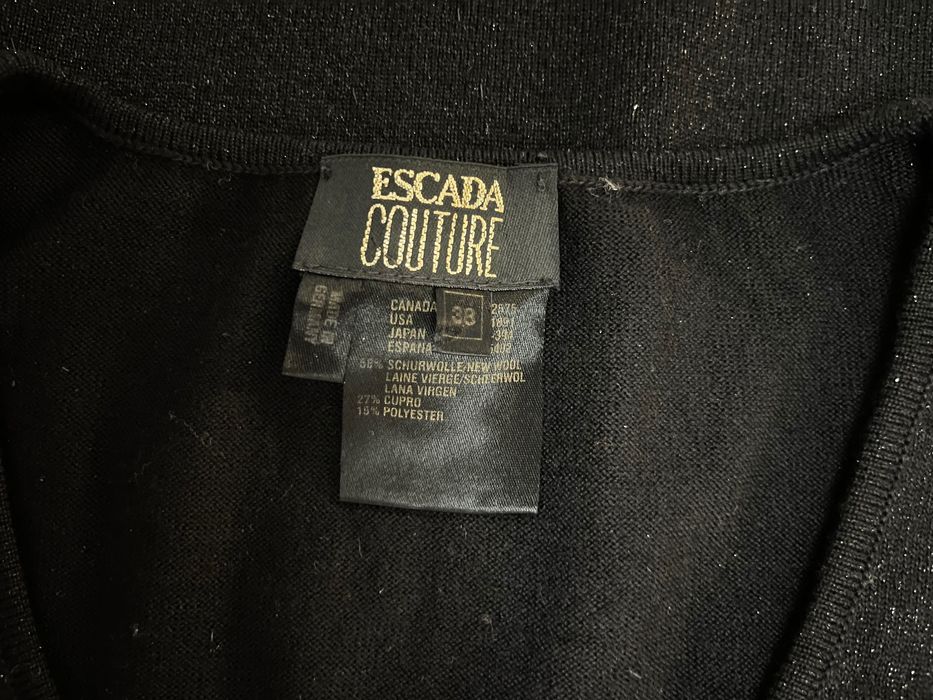 Bluză vintage Escada Couture din lână