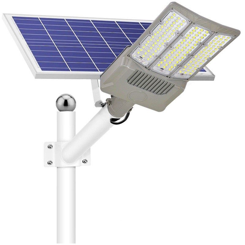 Lampa solara stradala , pentru curte sau strada, cu trei grile,